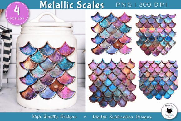 Download Metallic Mermaid Scale Sublimation PNG - Mermaid scale Collection