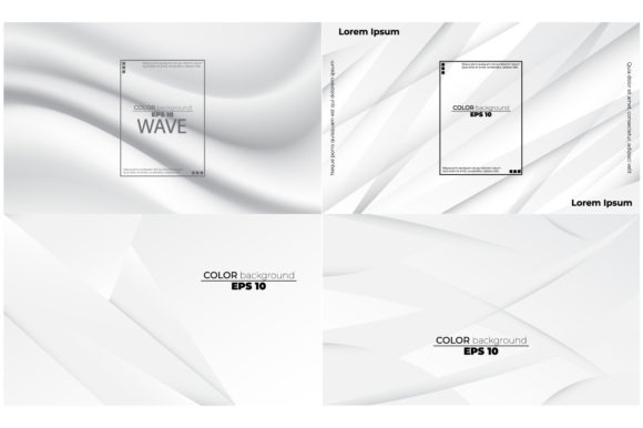 Download Set of Geometric Paper White and Gray - Geometric paper Collection