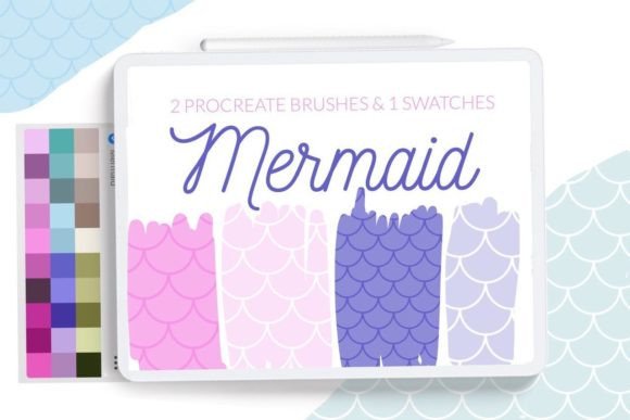 Download Mermaid Scale Pattern Brush Procreate - Mermaid scale Collection