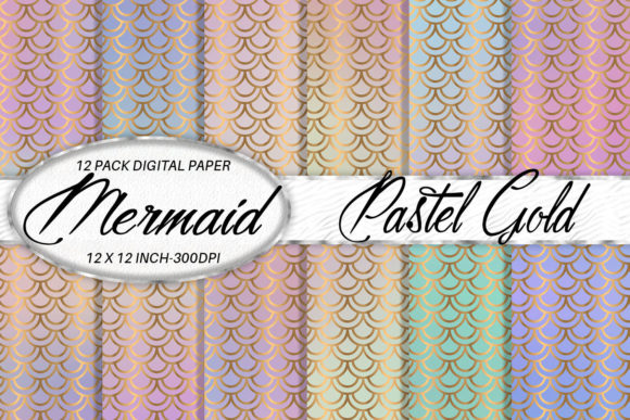 Download Mermaid Scales Digital Paper Background - Mermaid scale Collection