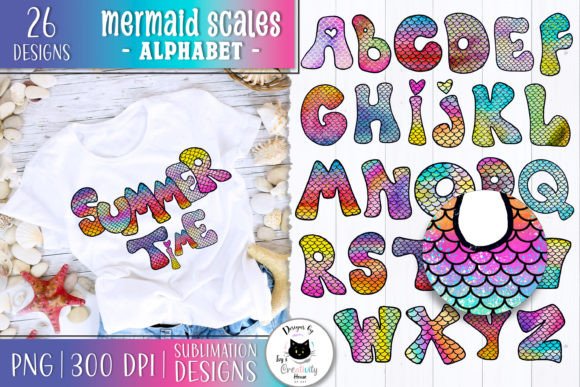 Download Mermaid Scale Alphabet Letters Clipart - Mermaid scale Collection