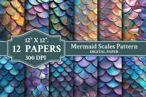 Download Mermaid Scales Pattern Backgrounds - Mermaid scale Collection