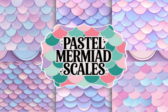 Download Pastel Mermaid Scales - Mermaid scale Collection