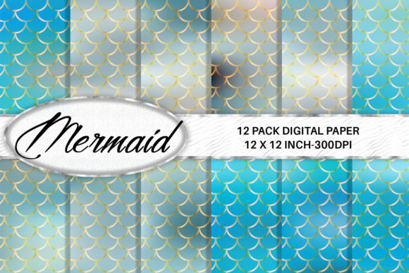 Download Navy Blue Mermaid Scales Digital Paper - Mermaid scale Collection