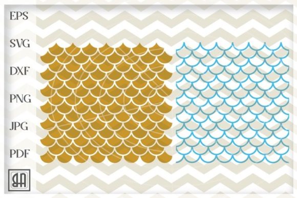 Download Mermaid Pattern Svg, Mermaid Scale Svg - Mermaid scale Collection