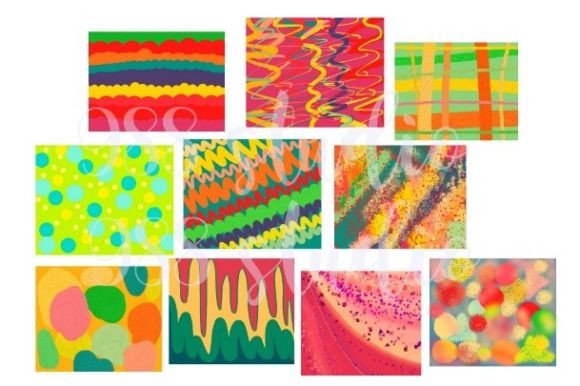 Download Colorful Frame Summer Geometric Paper - Geometric paper Collection